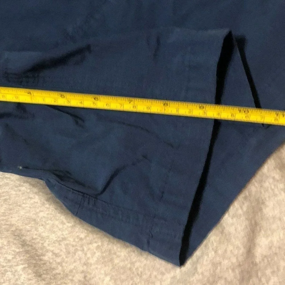 Columbia PFG Omni-Shade Mens‎ Navy Blue Fishing Cargo Shorts Size 42 Ripstop